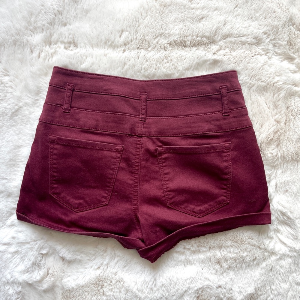 Maroon Refuge Shorts Size 2 - Picture 2 of 2